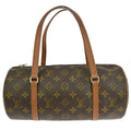 Louis Vuitton Papillon Handbag Monogram Canvas Brown Canvas Handbag ( )