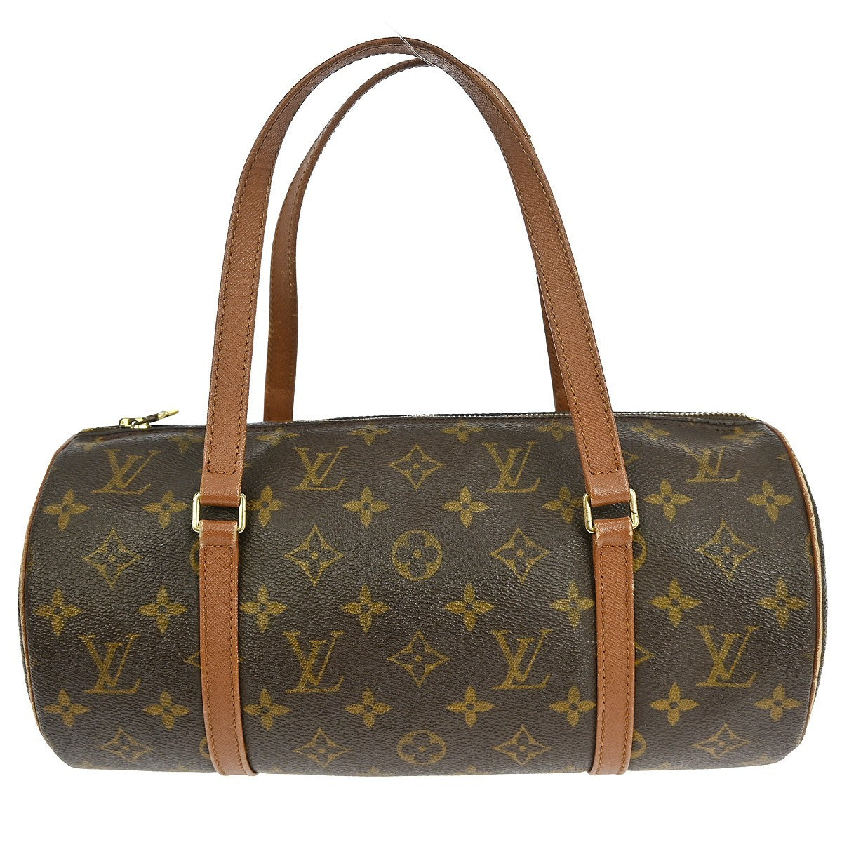 Louis Vuitton Papillon Handbag Monogram Canvas Brown Canvas Handbag ( )