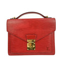 Louis Vuitton Monceau Handbag Epi Leather Red Leather Handbag ( )