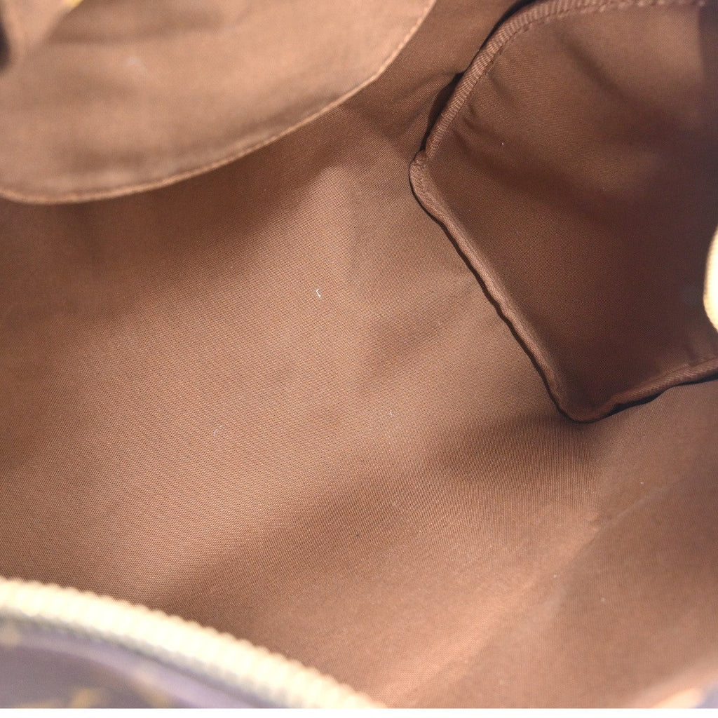 Louis Vuitton Speedy Handbag Monogram Canvas Brown Canvas Handbag ( )