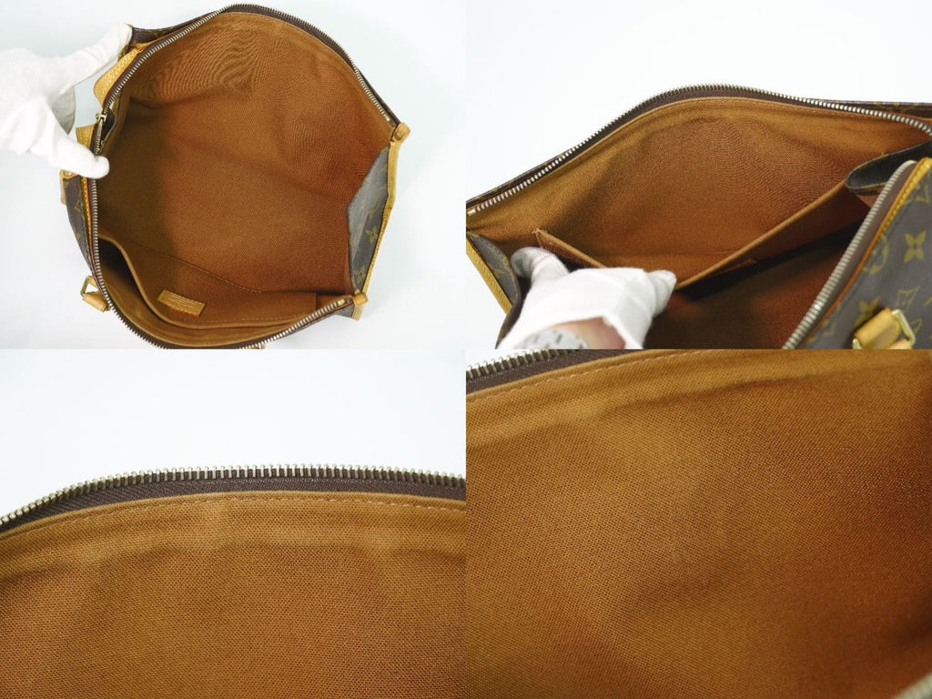 Louis Vuitton Popincourt Handle Bag Monogram Canvas Brown Canvas Handbag ( )