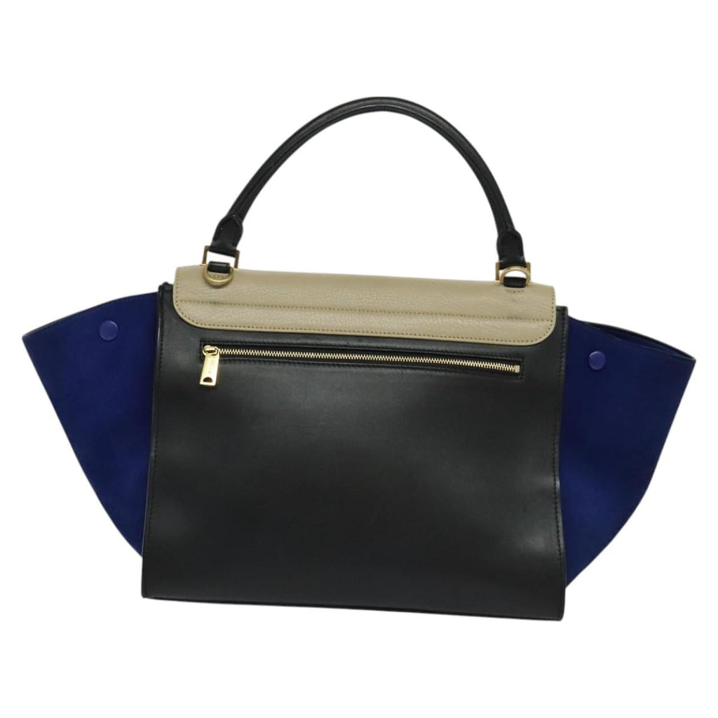 Celine Trapeze Bag Leather Multicolour Leather Handbag ( )