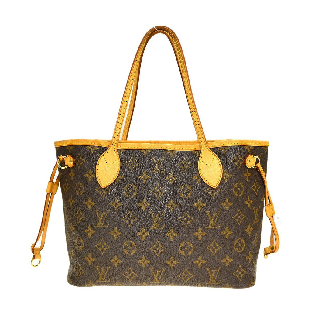Louis Vuitton Neverfull Tote Monogram Canvas Brown Canvas Handbag ( )
