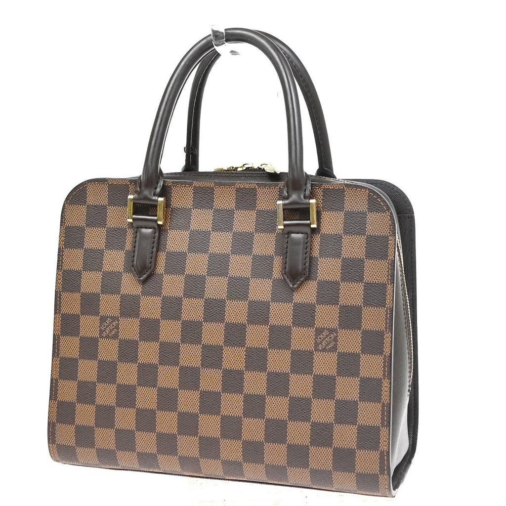 Louis Vuitton Triana Bag Damier Brown Leather Handbag ( )