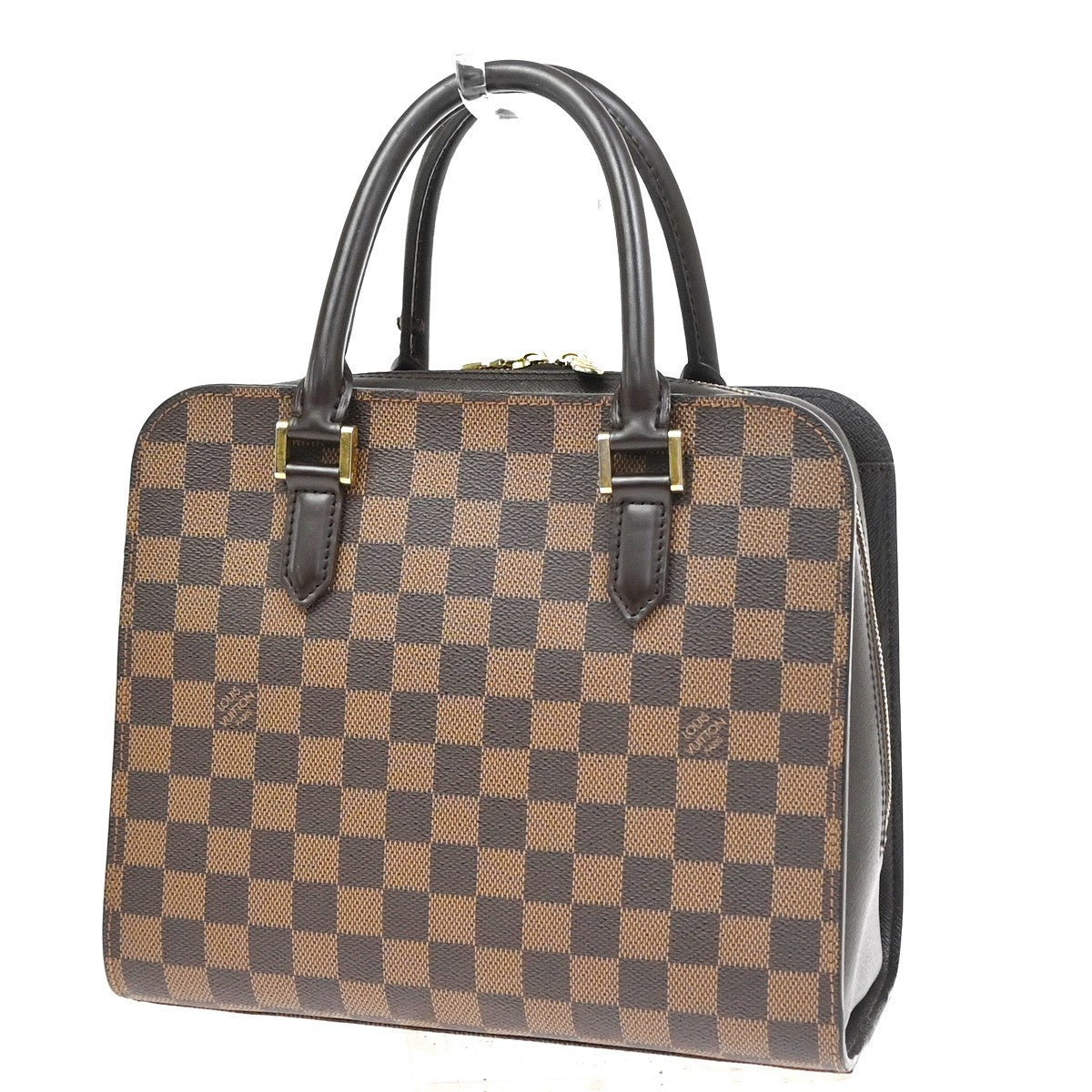 Louis Vuitton Triana Bag Damier Brown Leather Handbag ( )