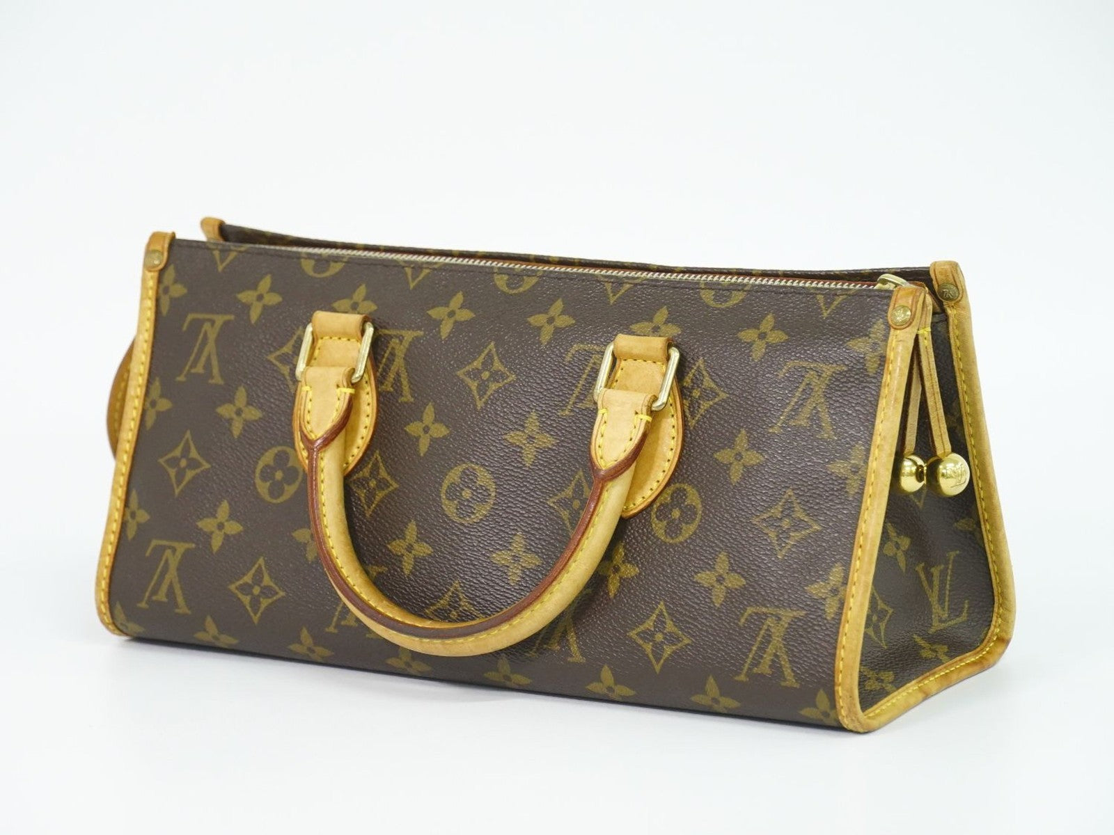 Louis Vuitton Popincourt Handle Bag Monogram Canvas Brown Canvas Handbag ( )