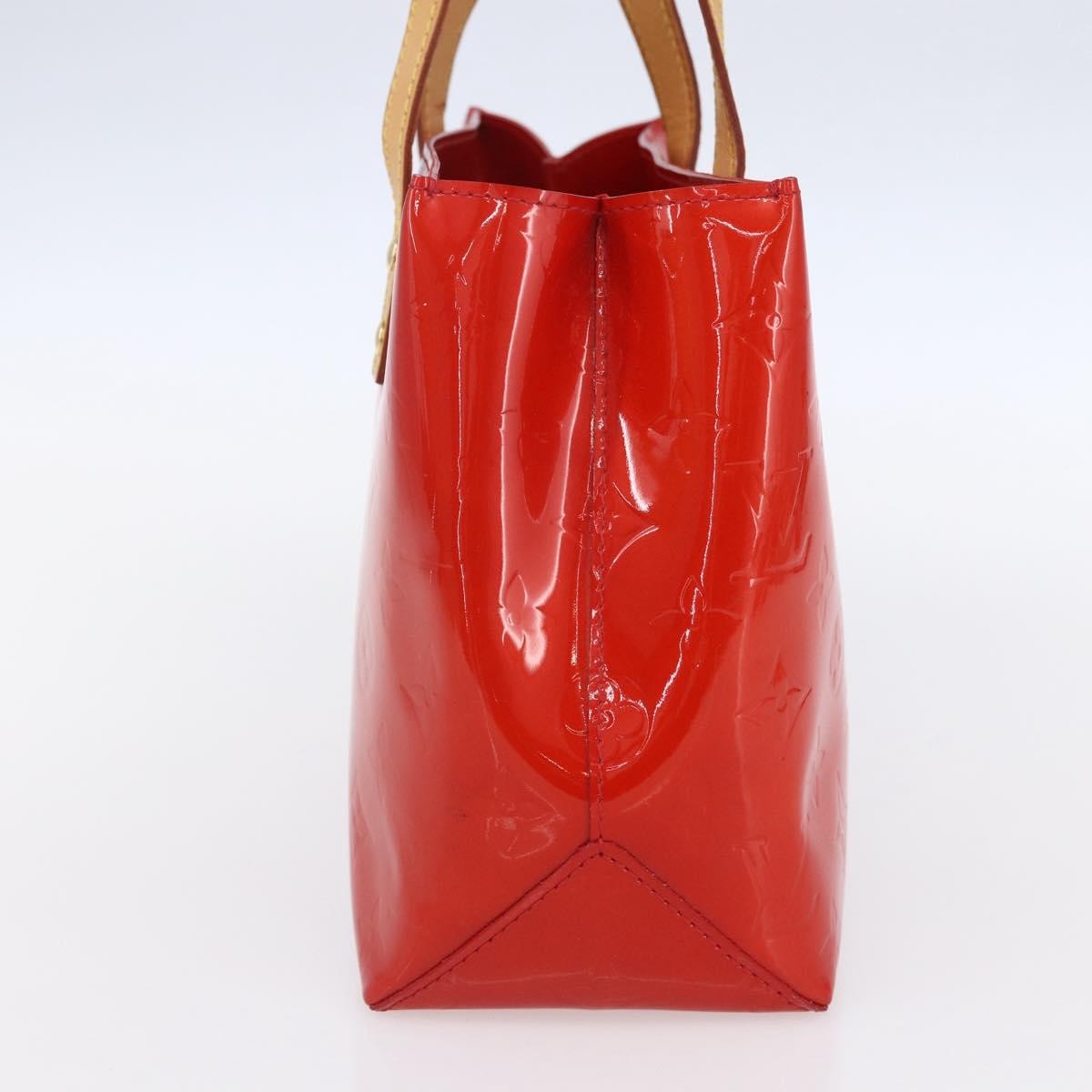 Louis Vuitton Reade Handbag Monogram Vernis Red Patent_Leather Handbag (Authentic  )