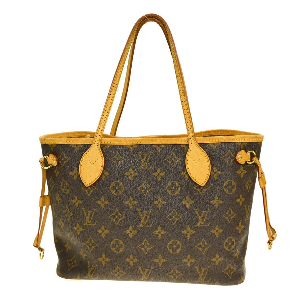 Louis Vuitton Neverfull Tote Monogram Canvas Brown Canvas Handbag ( )
