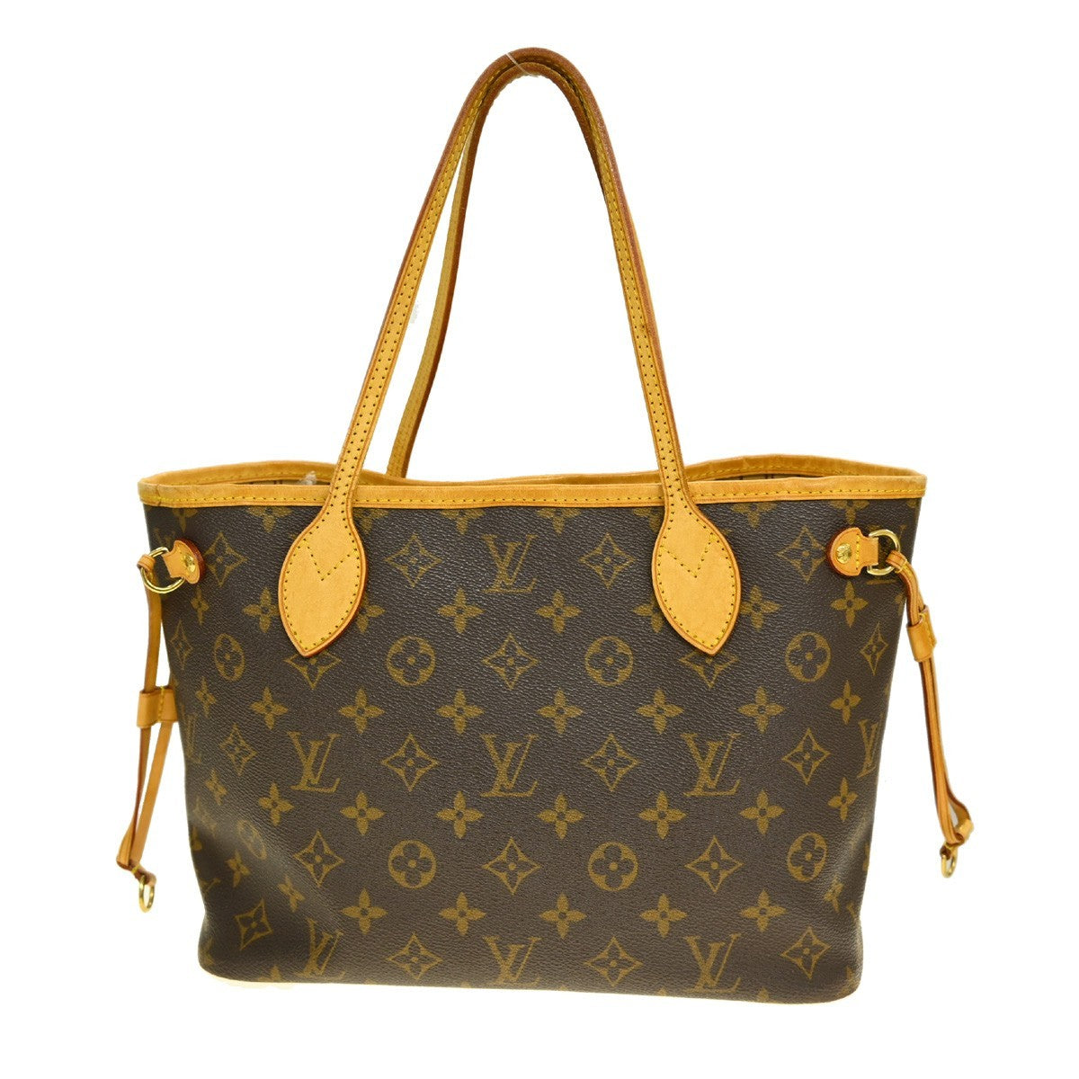 Louis Vuitton Neverfull Tote Monogram Canvas Brown Canvas Handbag ( )