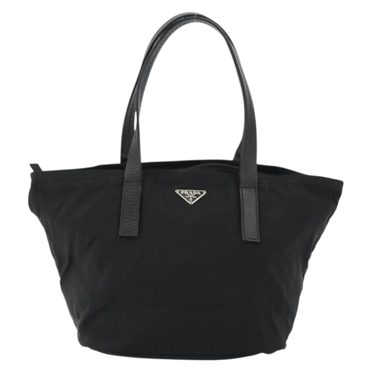 Prada Vintage Handbag Tessuto Black Nylon Handbag ( )