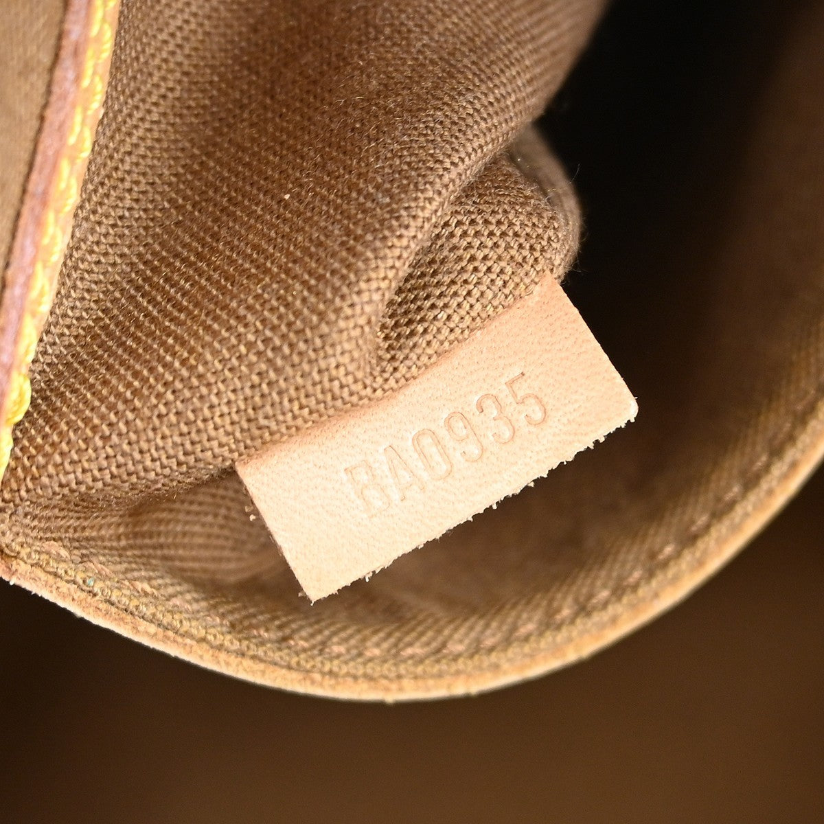 Louis Vuitton Alma Handbag Monogram Canvas Brown Canvas Handbag ( )