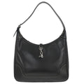 Hermes Hermes Shoulder Bag Leather Black Leather Handbag ( )
