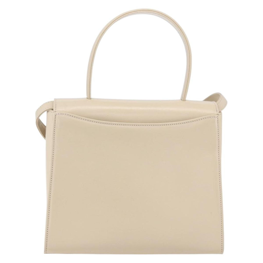 Givenchy Vintage 4G Handbag Leather Beige Leather Handbag (Authentic  )