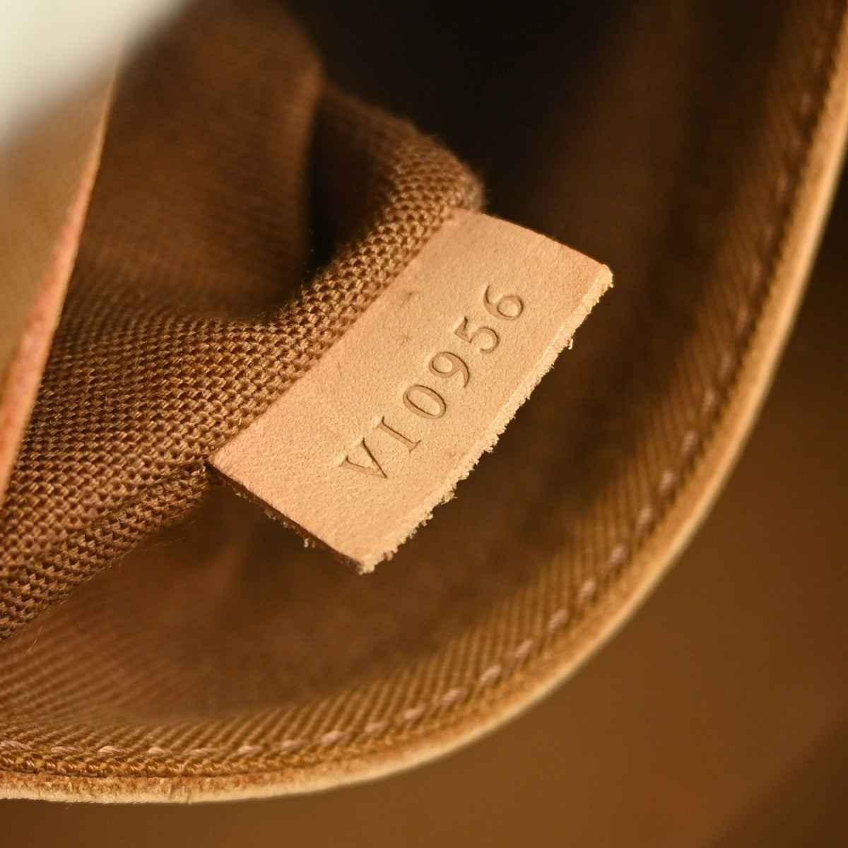 Louis Vuitton Alma Handbag Monogram Canvas Brown Canvas Handbag ( )