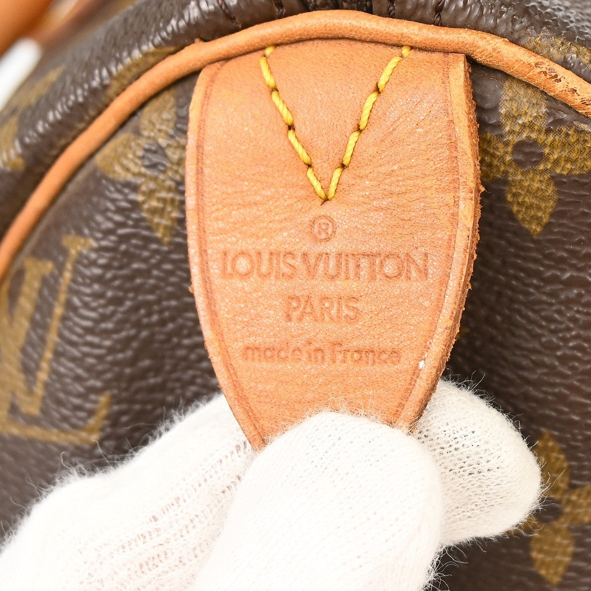 Louis Vuitton Speedy Handbag Monogram Canvas Brown Canvas Handbag ( )