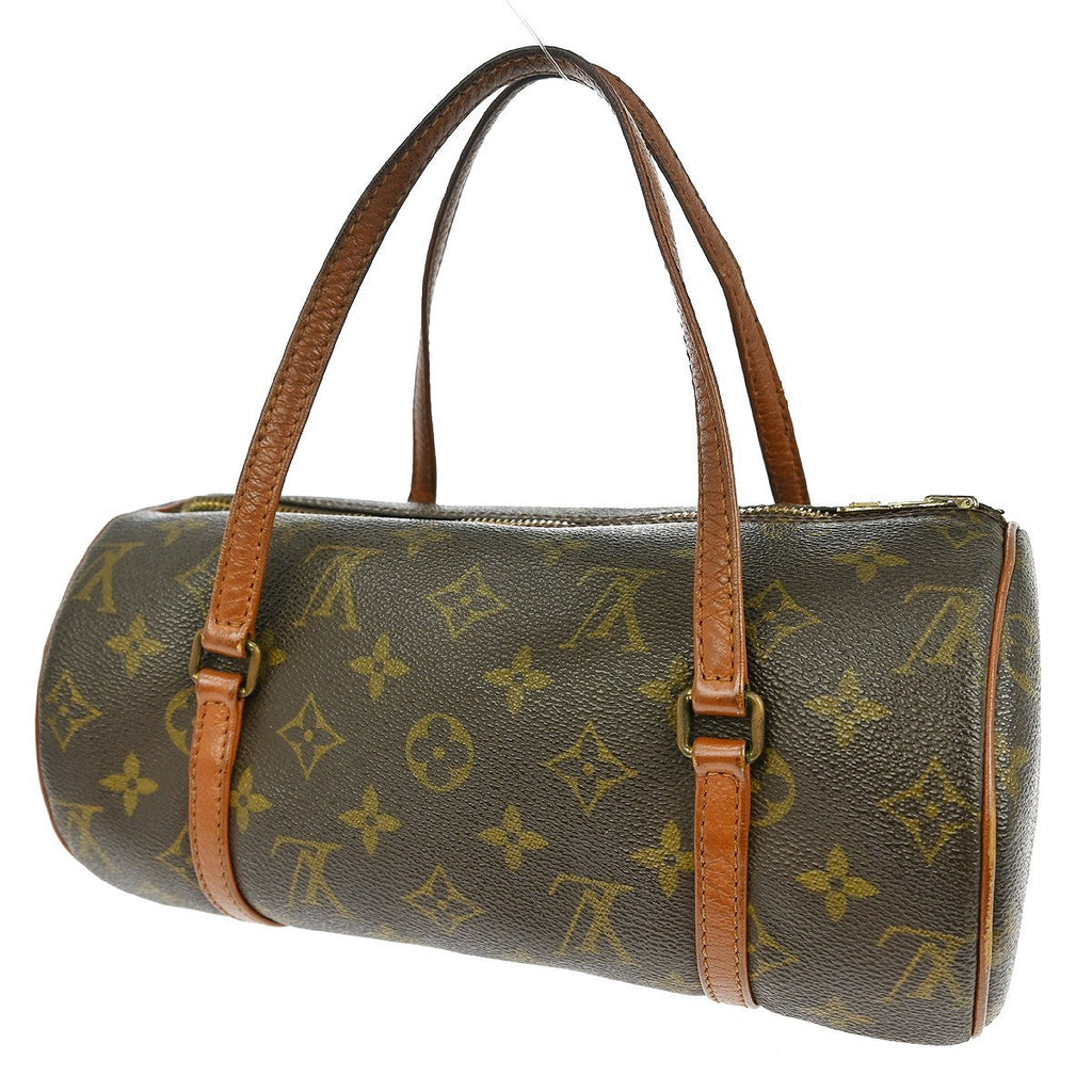 Louis Vuitton Papillon Handbag Monogram Canvas Brown Canvas Handbag ( )