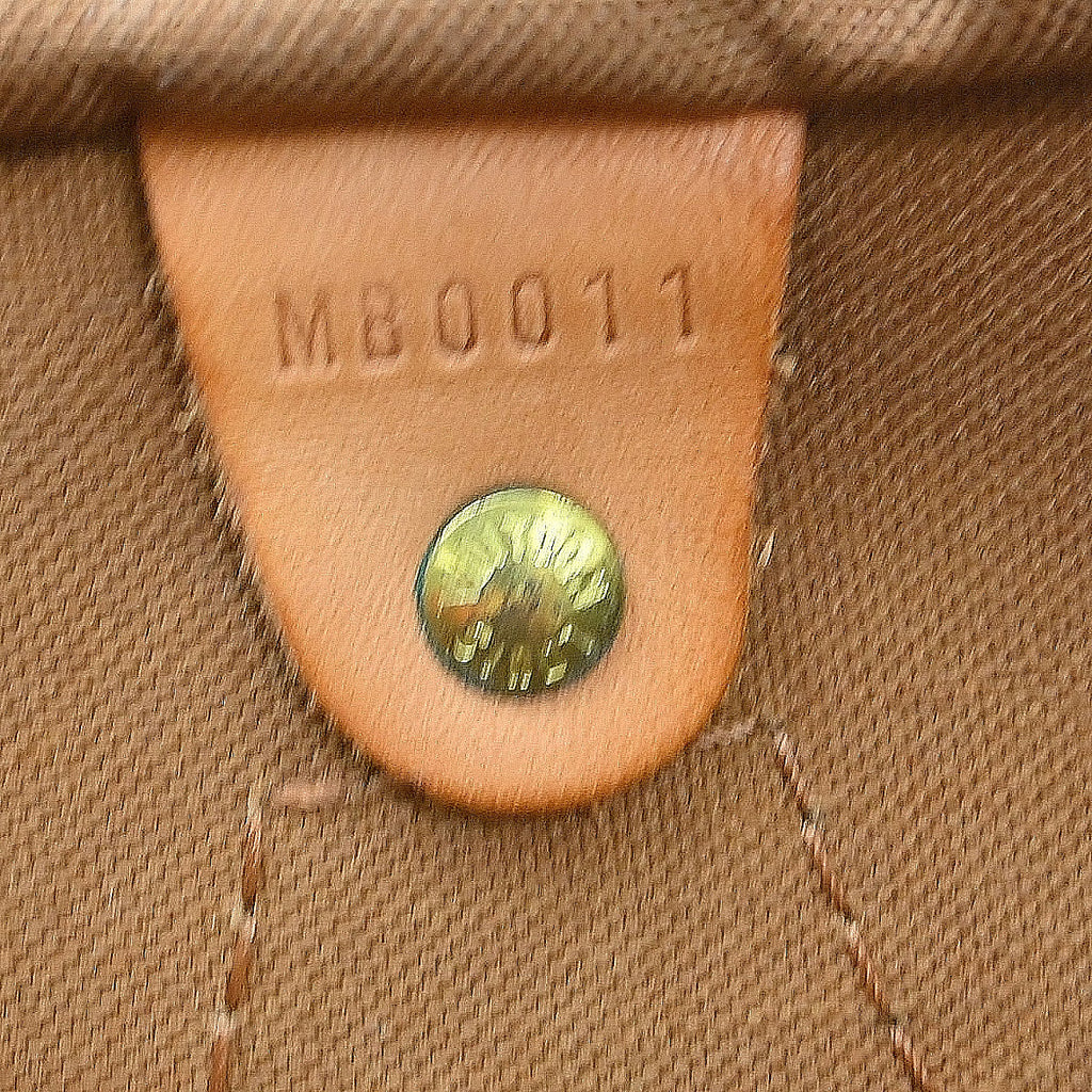 Louis Vuitton Speedy Handbag Monogram Canvas Brown Canvas Handbag ( )