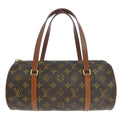 Louis Vuitton Papillon Handbag Monogram Canvas Brown Canvas Handbag ( )