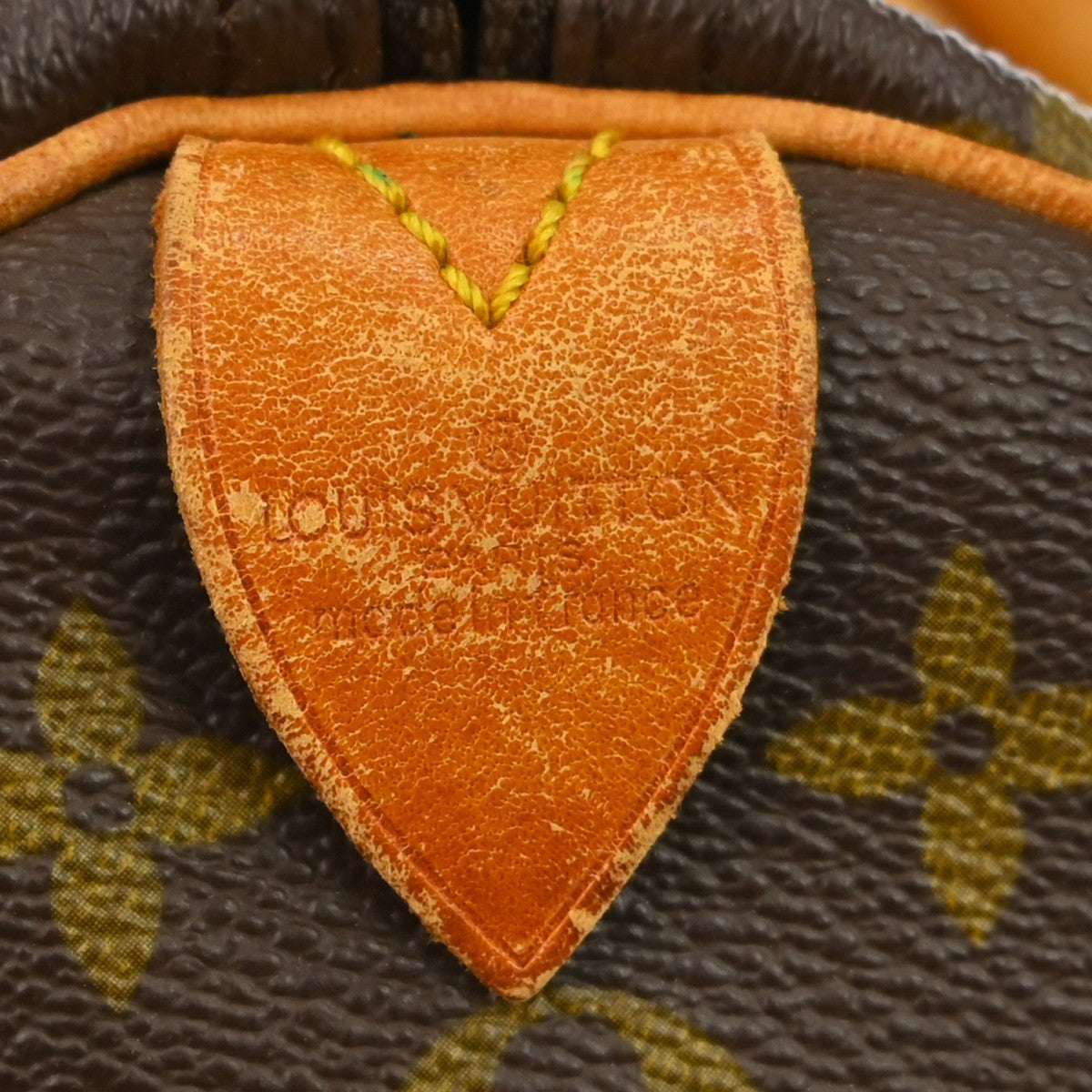 Louis Vuitton Speedy Handbag Monogram Canvas Brown Canvas Handbag ( )