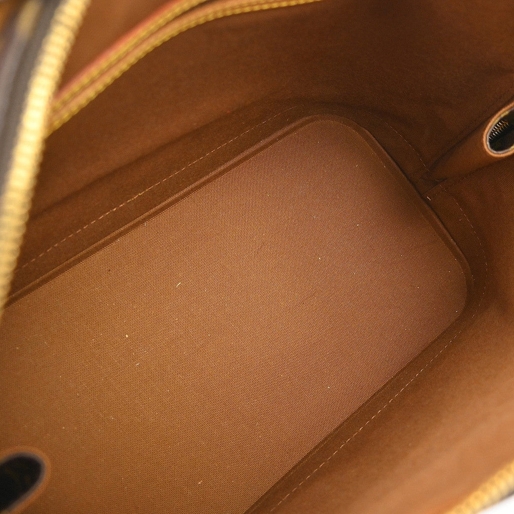 Louis Vuitton Alma Handbag Monogram Canvas Brown Canvas Handbag (Authentic  )