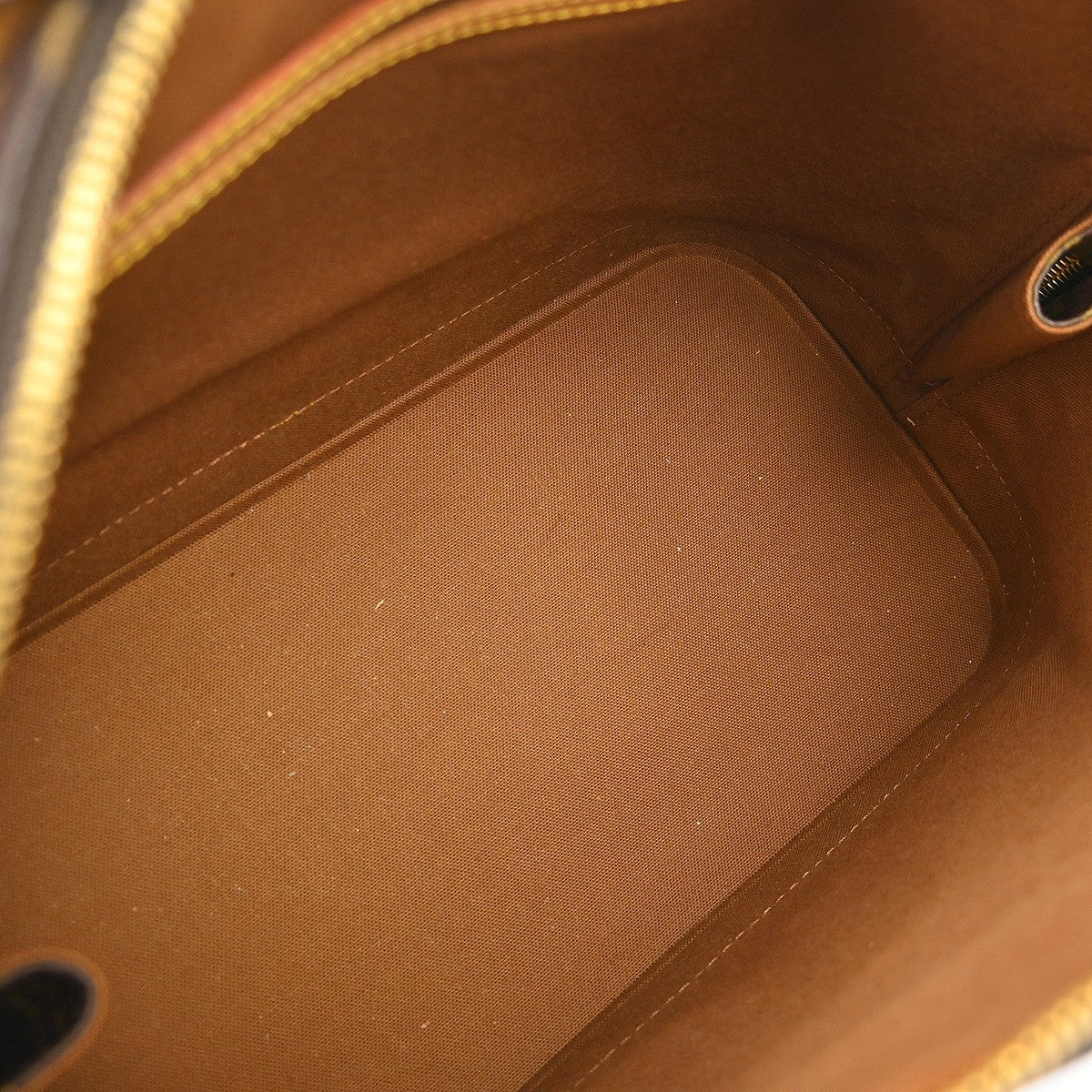 Louis Vuitton Alma Handbag Monogram Canvas Brown Canvas Handbag (Authentic  )