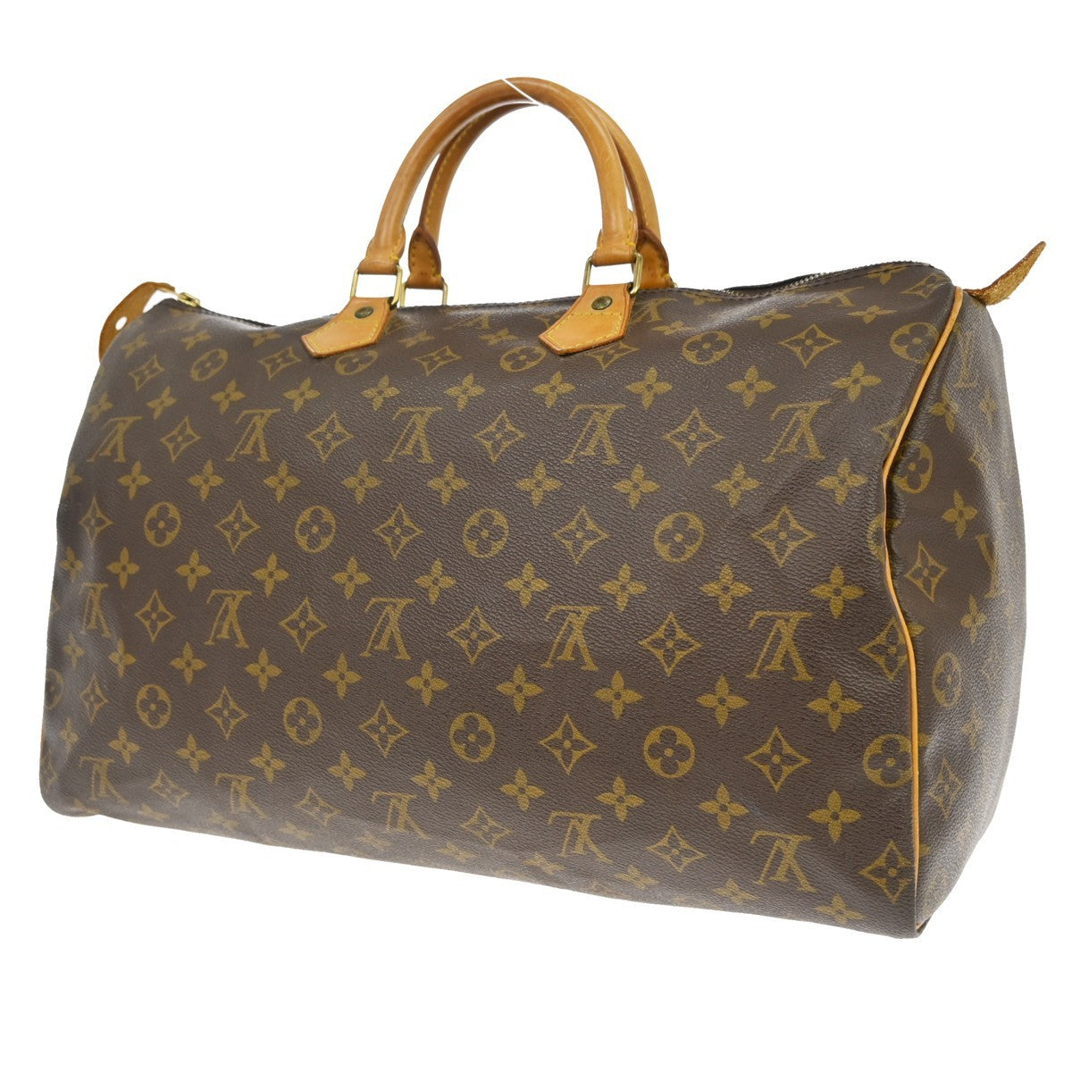 Louis Vuitton Speedy Handbag Monogram Canvas Brown Canvas Handbag ( )