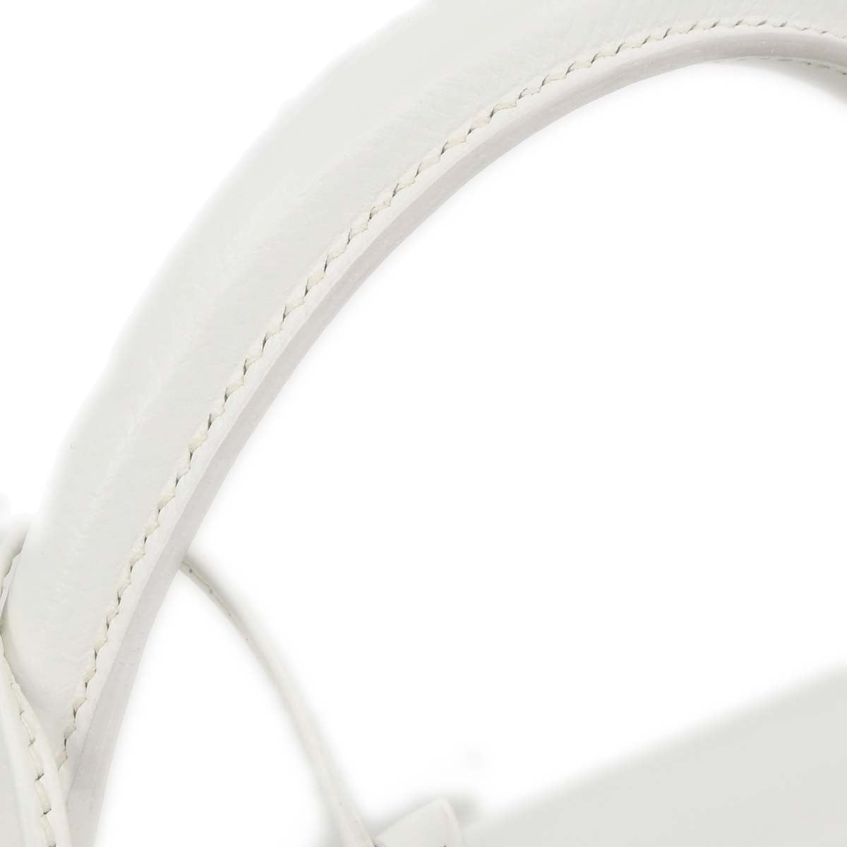 Hermes Kelly Handbag White Epsom With Palladium Hardware White Leather Handbag ( )