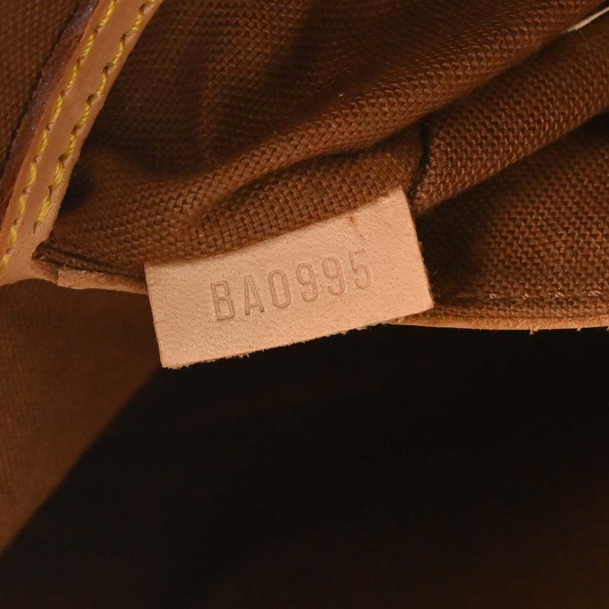 Louis Vuitton Alma Handbag Monogram Canvas Brown Canvas Handbag ( )