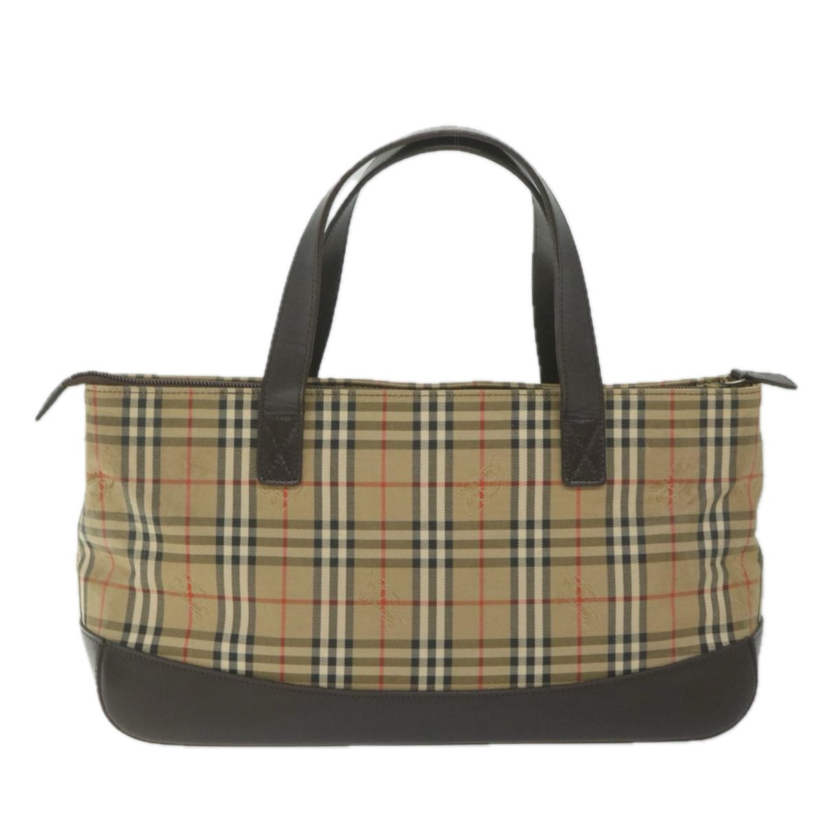 Burberry Nova Check Handbag Nova Check Canvas And Leather Beige Canvas Handbag (Authentic  )