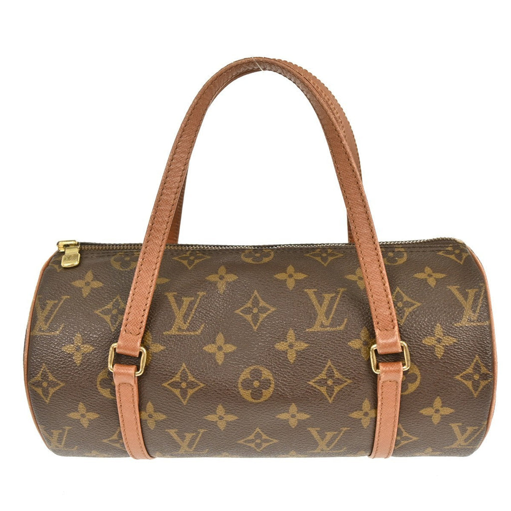 Louis Vuitton Papillon Handbag Monogram Canvas Brown Canvas Handbag ( )