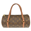 Louis Vuitton Papillon Handbag Monogram Canvas Brown Canvas Handbag ( )