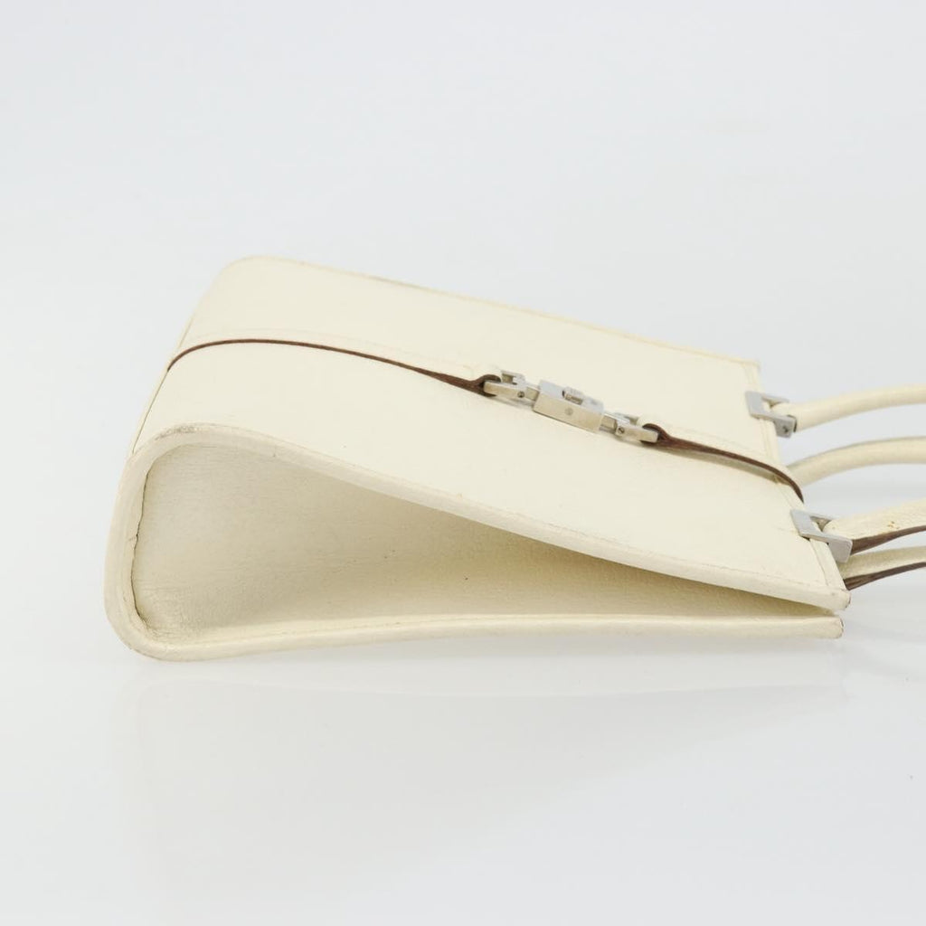 Gucci Vintage Jackie Handbag Leather Silver Leather Handbag ( )