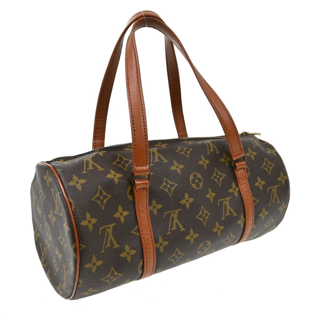 Louis Vuitton Papillon Handbag Monogram Canvas Brown Canvas Handbag ( )