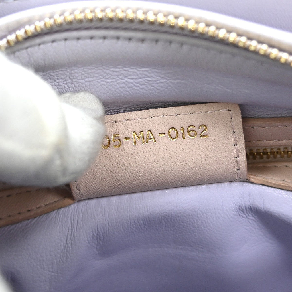 Christian Dior Lady Dior Bag Cannage Quilt Lambskin Pink Leather Handbag ( )