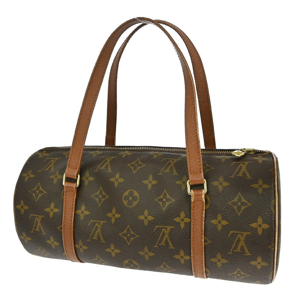 Louis Vuitton Papillon Handbag Monogram Canvas Brown Canvas Handbag ( )
