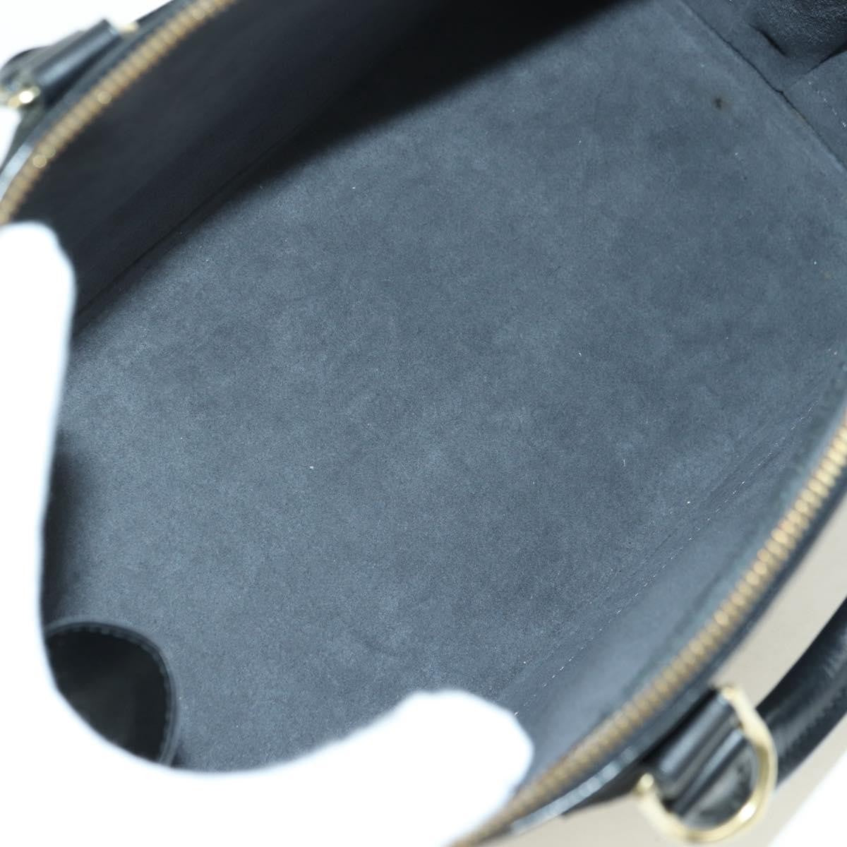 Louis Vuitton Alma Handbag Epi Leather Black Leather Handbag (Authentic  )