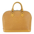 Louis Vuitton Alma Handbag Epi Leather Yellow Leather Handbag (Authentic  )