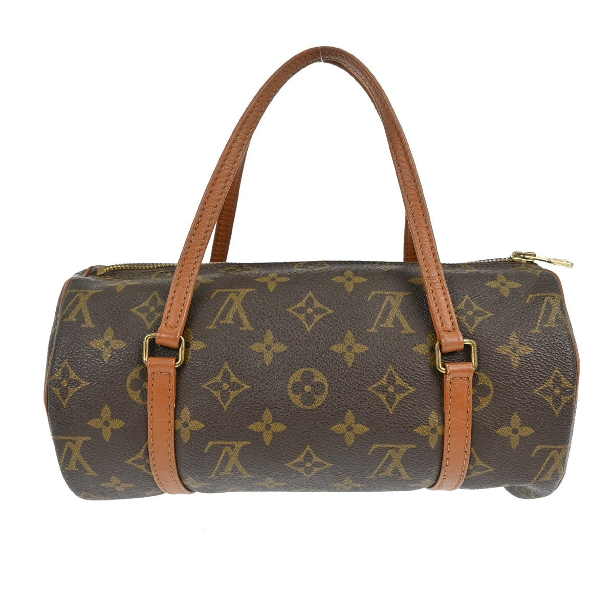 Louis Vuitton Papillon Handbag Monogram Canvas Brown Canvas Handbag ( )