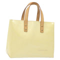 Louis Vuitton Reade Handbag Monogram Vernis Beige Patent_Leather Bag (Authentic  )