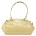Louis Vuitton Sherwood Handbag Monogram Vernis Yellow Patent_Leather Handbag (Authentic  )