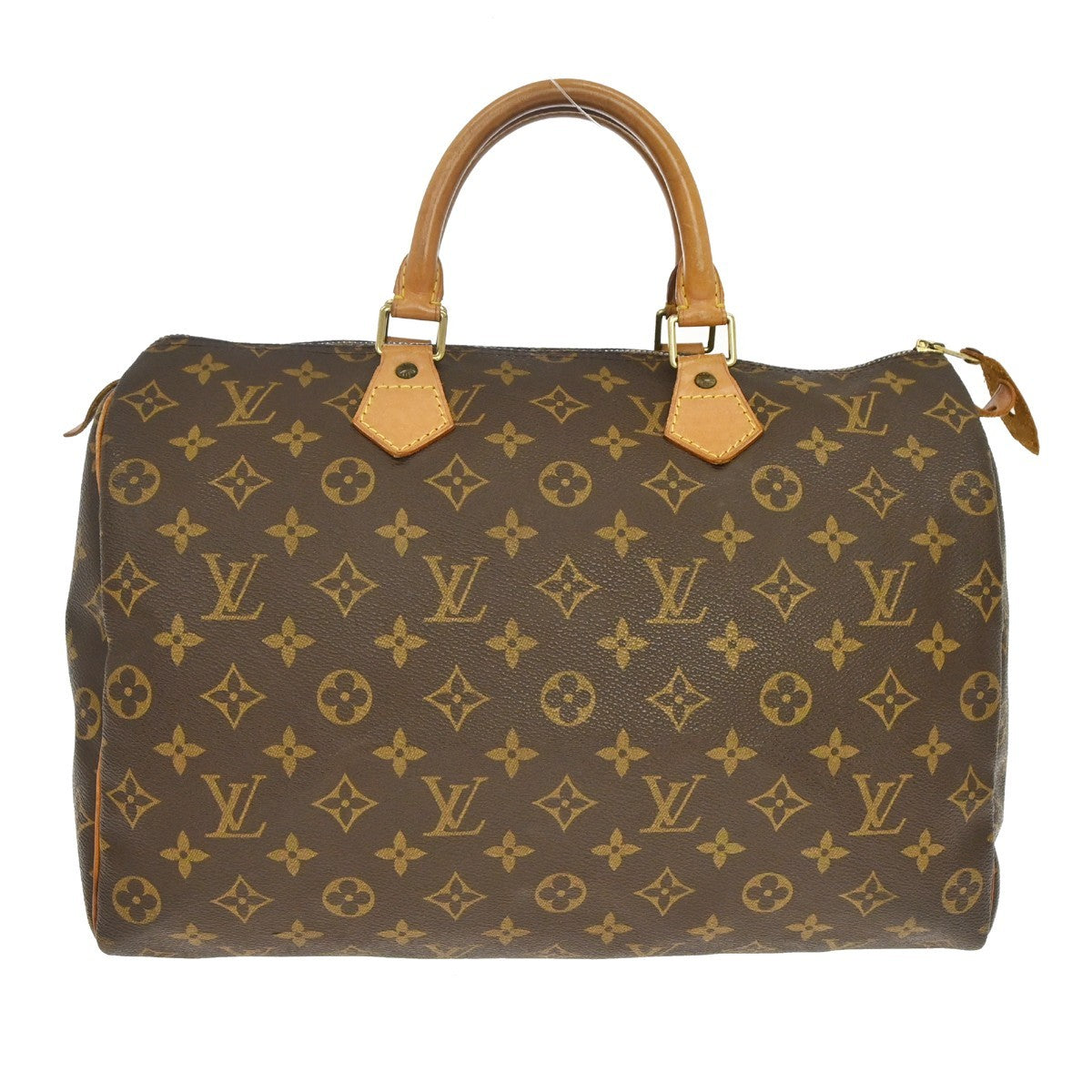 Louis Vuitton Speedy Handbag Monogram Canvas Brown Canvas Handbag ( )