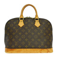 Louis Vuitton Alma Handbag Monogram Canvas Brown Canvas Handbag ( )