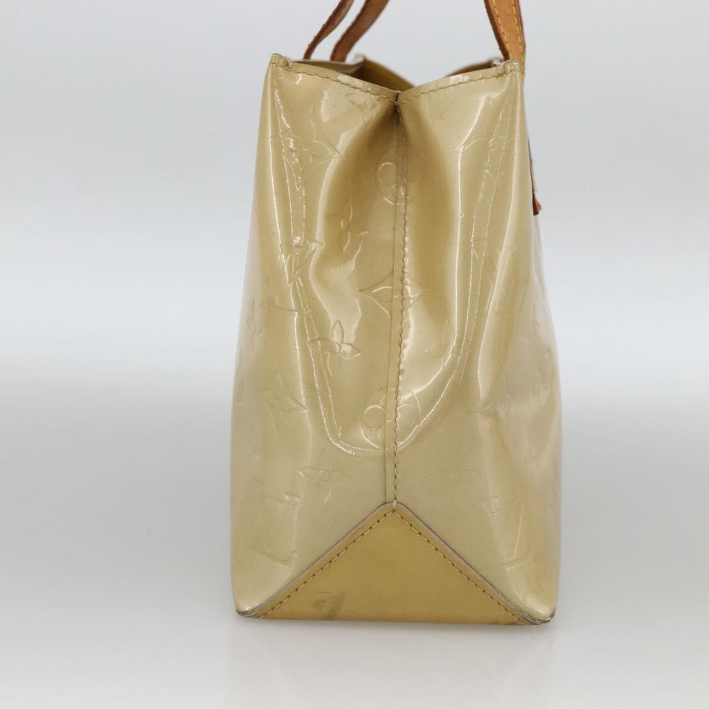 Louis Vuitton Reade Handbag Monogram Vernis Beige Patent_Leather Handbag (Authentic  )