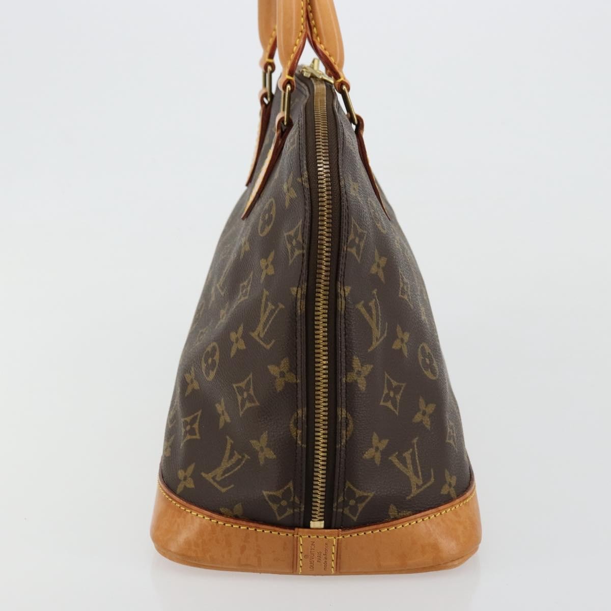 Louis Vuitton Vintage Alma Handbag Monogram Canvas Brown Canvas Handbag ( )