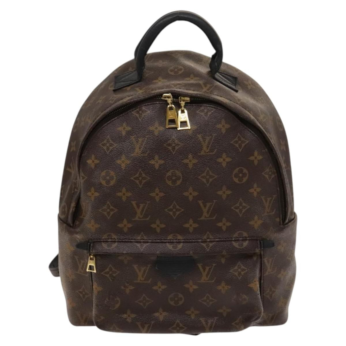Louis Vuitton Palm Springs Backpack Monogram Canvas Brown Canvas Backpack Bag (Authentic  )
