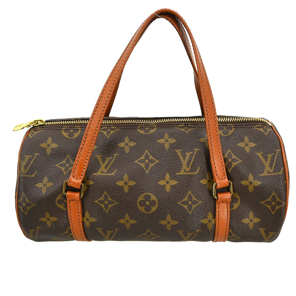 Louis Vuitton Papillon Handbag Monogram Canvas Brown Canvas Handbag ( )