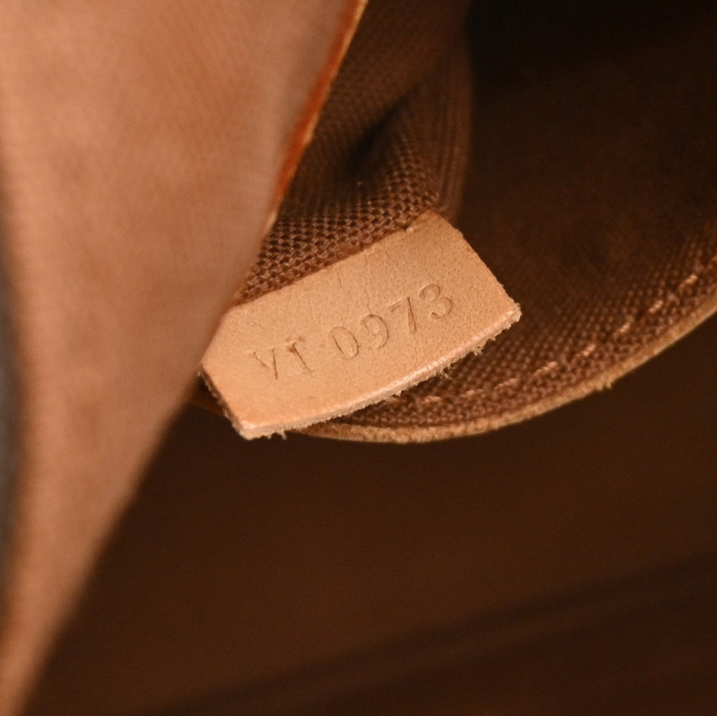 Louis Vuitton Alma Handbag Monogram Canvas Brown Canvas Handbag ( )