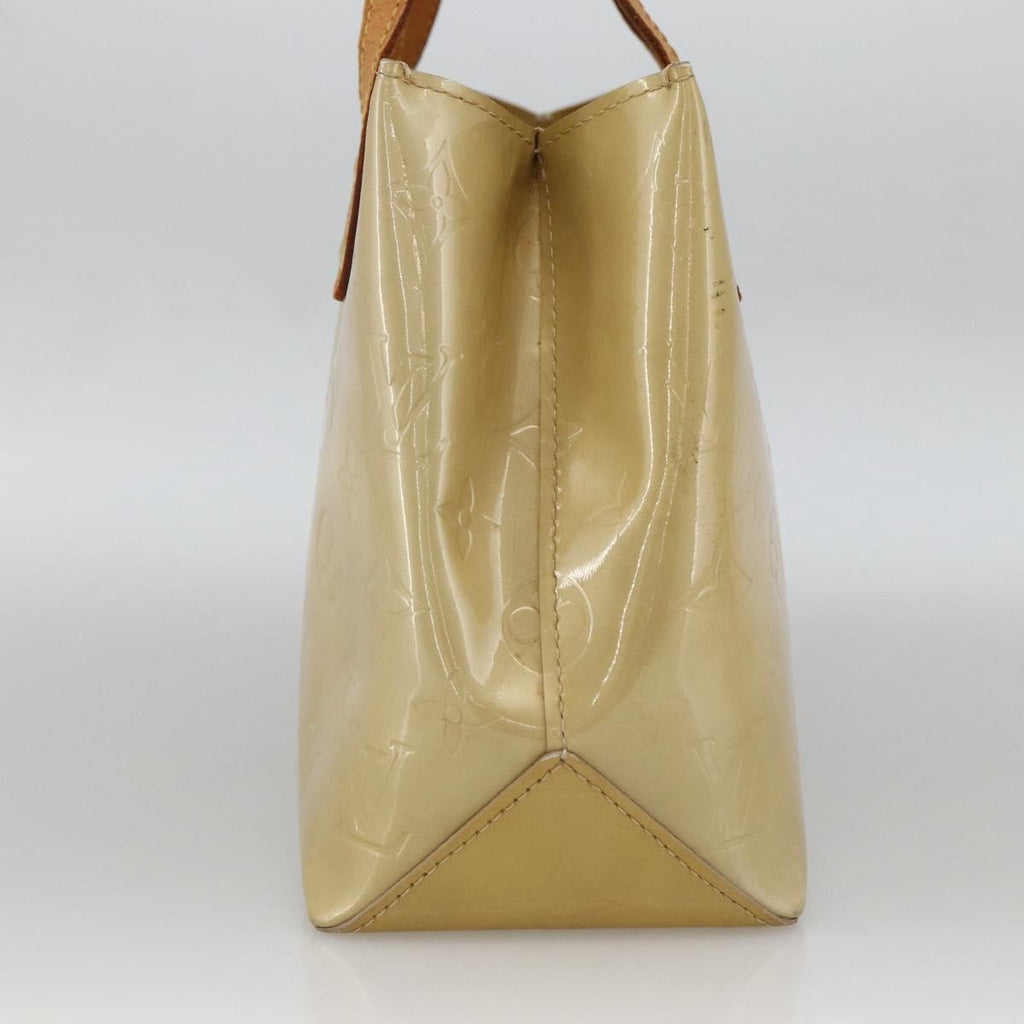 Louis Vuitton Reade Handbag Monogram Vernis Beige Patent_Leather Handbag (Authentic  )