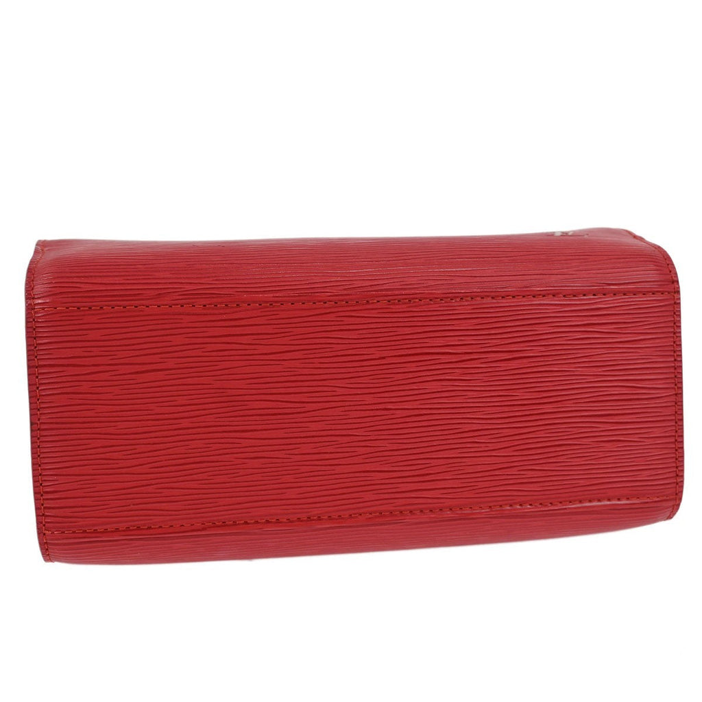 Louis Vuitton Pont Neuf Handbag Epi Leather Red Leather Handbag (Authentic  )