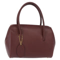 Cartier Must De Cartier Leather Burgundy Leather Handbag (Authentic  )